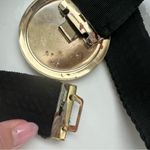 Gutos W Germany 1980s Vintage Art Nouveau waist belt, metal buckle,rope detail Gold Photo 5