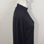 Bobi Mock Turtleneck Black Blouse NWT Size Small Revolve Black Turtleneck Photo 2