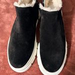 Franco Sarto  Black Suede Winter Boots Photo 0
