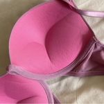 PINK - Victoria's Secret Victoria’s Secret PINK Wear Everywhere Super Push Up Bra Size 32C Mauve EUC Photo 3