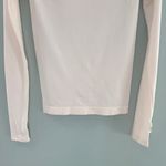 Free People Intimately  Mock Neck Long Sleeve Top Off-White M/L Photo 4