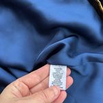 Trina Turk Shirt Womens Small Crushed Velvet Dark Floral Blouse Flutter Sleeves Photo 6