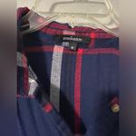Ambiance Plaid Shirt with Shoulder Cut Outs Size M Photo 2