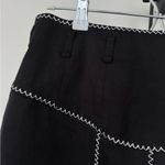 Per Se Per‎ Se Black Pencil Skirt With Silver Accents And Mirror-Like Buttons Size 4 Photo 5