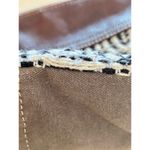 Myra Bag Woven & Leather Crossbody / Clutch Purse Black Photo 3