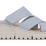 Vionic ‎ Women's Uptown Sunset Wedge Sandal Blue Size 7.5 Photo 0