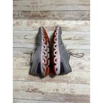 On Running Shoes On Cloud Lace Up Athletic Sneakers Women's Size 8.5 Gray Orange Photo 4