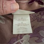 secret treasures  Purple Floral Satin Slip Dress Sleepwear Velvet Straps & Bow 2x Photo 3