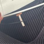 Free People  When It Rains V Neck Sweater Black Size XS Photo 2