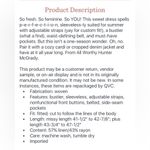 New Black All Worthy Hunter McGrady Belted Woven Dress with Tied Straps Size 12 Photo 4