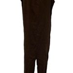 Spiegel Linen Blend Tank Sleeveless Maxi Dress Lagenlook Brown size Medium Photo 3