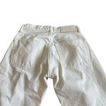 Moussy Vintage Odessa Straight Leg White Jeans Pants Raw Hem Size 24 Women's Photo 11