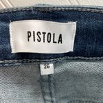 Pistola  Mid Rise Chewed Hem Distressed Medium Wash Skinny Jeans Size 26 Photo 9