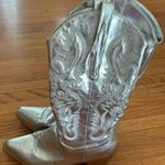 Silver Cowboy Boots Size 6 Photo 5