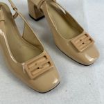 Liverpool ‎ Getty Slingback Block Heels Square Toe Dress Shoes Beige Women's 7.5M Photo 3