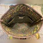 Vera Bradley  Tote Bag in Yellow Green Paisley Print EUC Photo 3