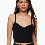 Aritzia Artizia Wilfred crop sweater tank. Size Large. Cashmere. Photo 0