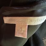 Rebecca Taylor Black Wool Dress Lined Tie Back Size 4 Photo 5