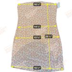 BP Womens Floral Print Tube Mini Dress Pink Purple Sleeveless Medium Photo 4