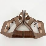 Sole Society  Delilah Fringe Block Heel Size 7.5 Taupe Photo 6