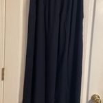 Three Eighty Two NWT  Edison Wide Leg Trouser Pants Navy Lrg Business Minimalist Photo 1