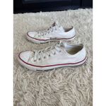 Converse Chuck Taylor All Star White Low Top Canvas Sneakers Women 9 Men 7 Photo 2
