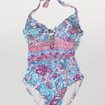Lilly Pulitzer  The Seafarer NWOT Seashell Swim Suit XS Photo 2