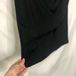 Leslie Fay Vintage Little Black Dress Deep V Neck  Womens 8 Sleeveless Cocktail Photo 2