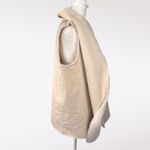John + Jenn  Faux Shearling Open Front Vest Small Photo 5