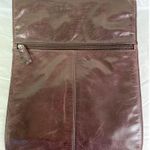 wilson's leather  Pelle Studio Brown Leather Messenger Bag Great Condition Photo 4