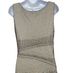 BAILEY 44 Gobi Desert Cream & Black Sleeveless Rayon Bodycon Dress EUC Large Photo 6