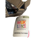 Muk Luks Sandals Womens Size 9 City Soul Brown Ankle Strap Flat Faux Suede NIB Photo 4