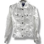 Jones New York White Linen Jacket Women's Small Button Front Lightweight Casual Photo 0