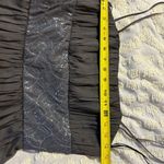 ABS Allen Schwartz Gray Evening Gown Size 6 Mardi Gras Balls Dance Prom Formal Photo 5