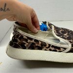Veronica Beard  Brown Animal Print Slip On Sneakers Womens 8.5 Flats Casual Shoes Photo 10