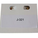 Gold & Turquoise Hoop Earrings Set With Studs For Women Photo 2