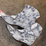 Snakeskin Western Booties Size 8 Photo 1