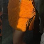Arizona Jeans Orange Corduroy Skirt Photo 0