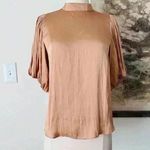 Anthropologie  MINKPINK Ines Balloon Sleeve Blouse Size Small $119 Photo 0