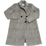 Sam Edelman NEW  Double Breasted Windowpane Plaid Coat Holiday Chic Old Money S Photo 1