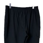 Dress Barn  Black Athletic Pants Elastic Waist Relaxed Joggers Women’s Size XL Photo 3