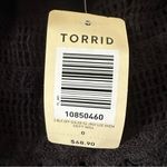 Torrid  Black Off Shoulder Jersey Lace Dress NEW Photo 5
