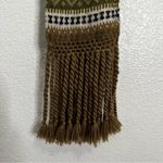 NWOT Andes Gifts Alpaca Blend Fair Isle Peruvian & Bolivian Hand Knit Scarf Green Photo 5