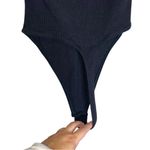 Nasty Gal  Black Collared Bodysuit sz 4 Photo 4