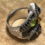 Judith Ripka  Sterling Black Spinel & Multi-Gemstone Ring Photo 13