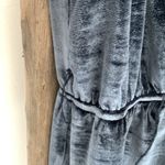 Tobi Navy  Plunging Velvet Romper / Size M Photo 5