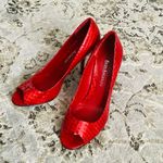 Enzo Angiolini Super cute red open toe pumps for Valentine day ❤️ Photo 1