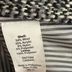 J.Crew  Tweed Topcoat Coat‎ Womens Size 2 Grey Black H1493 Photo 8