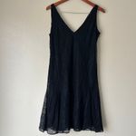 Ralph Lauren Lauren  Black Lace Tank Dress Size 8 Photo 5