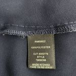 Max Studio  London Gold and Navy Print Dress Size Medium Navy Scarf A-Line Dress Photo 7